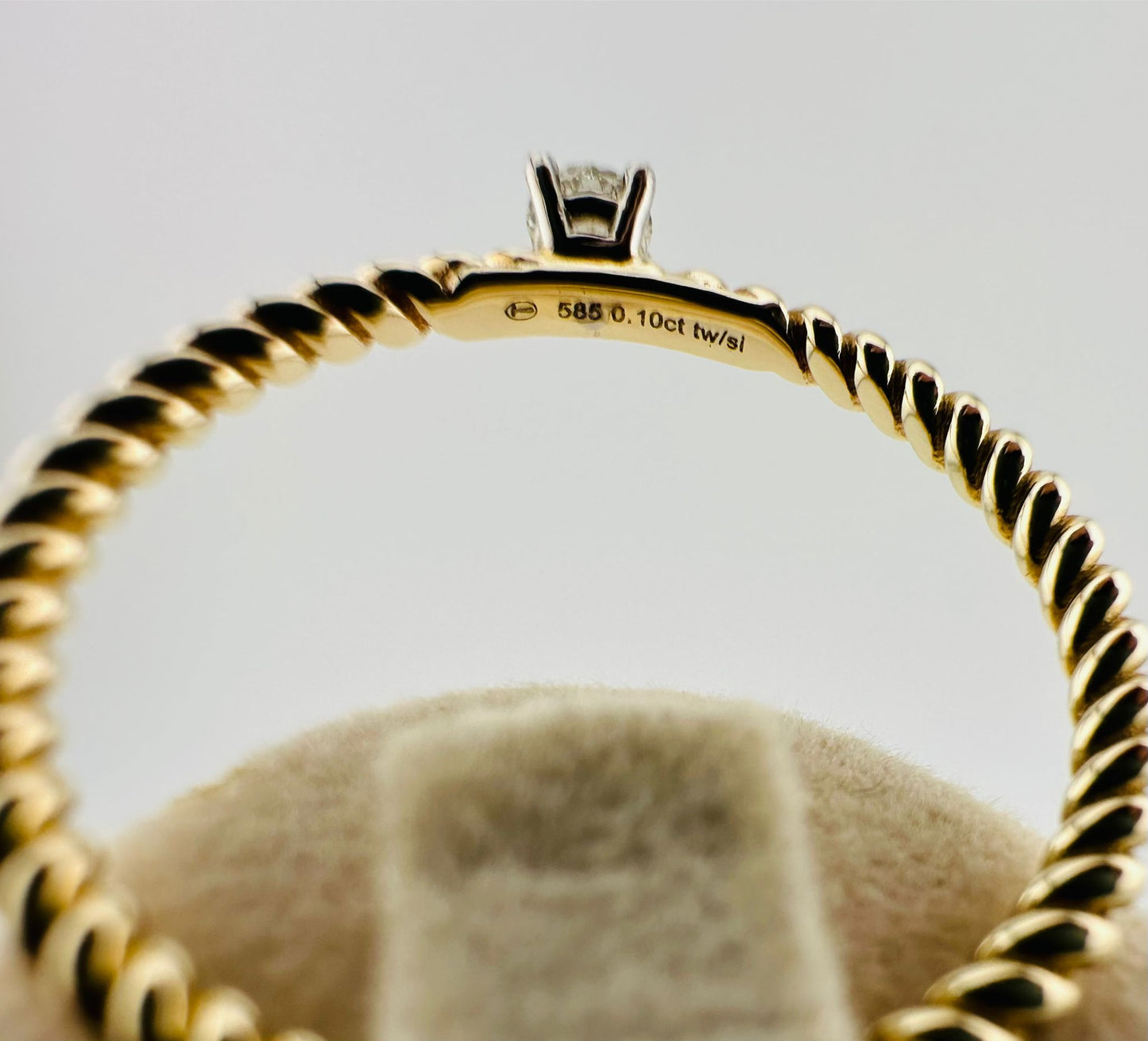 Verlobungsring 585/- 0,10 ct.
