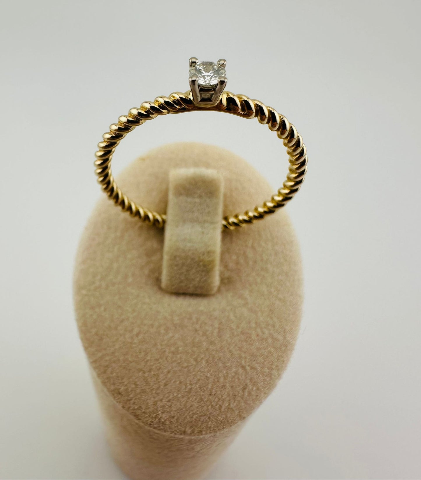 Verlobungsring 585/- 0,10 ct.