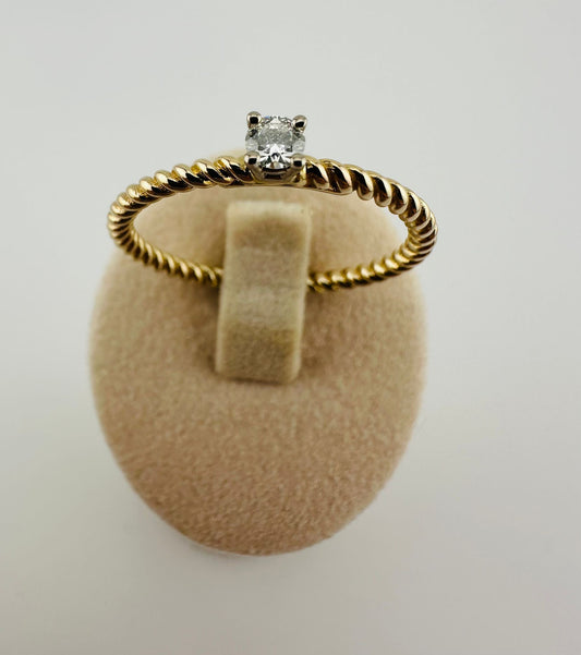 Verlobungsring 585/- 0,10 ct.