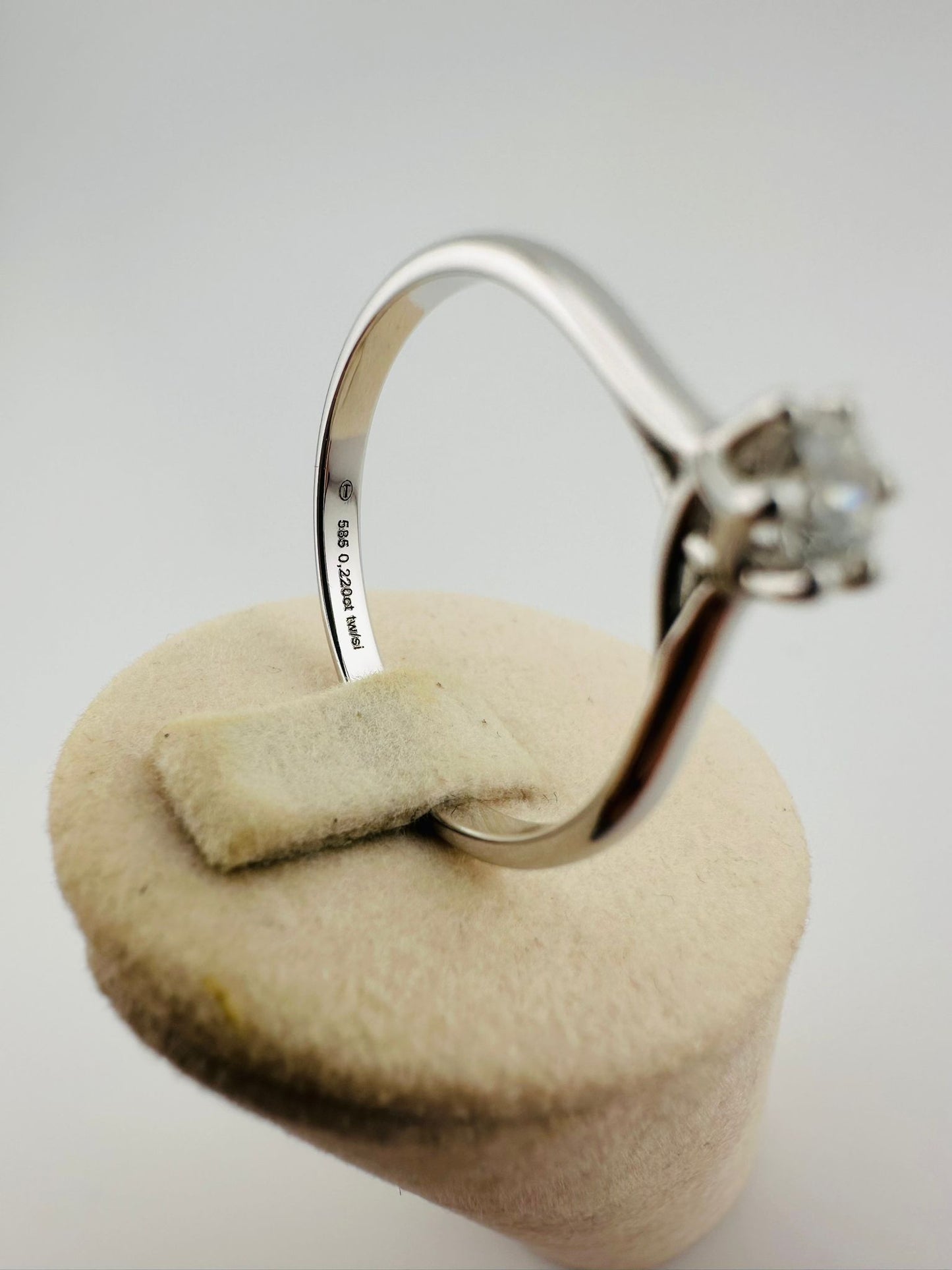 Verlobungsring 585/- 0,22 ct.