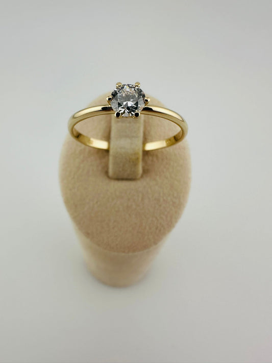 Verlobungsring 585/- Zirkonia