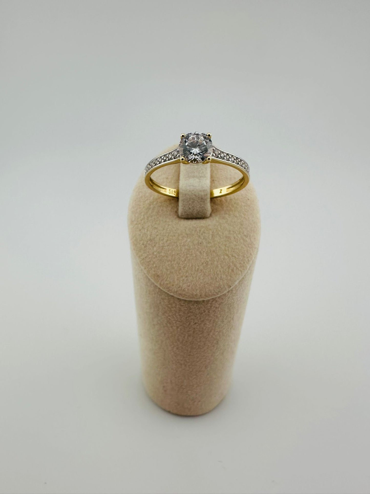 Verlobungsring  585/- Zirkonia