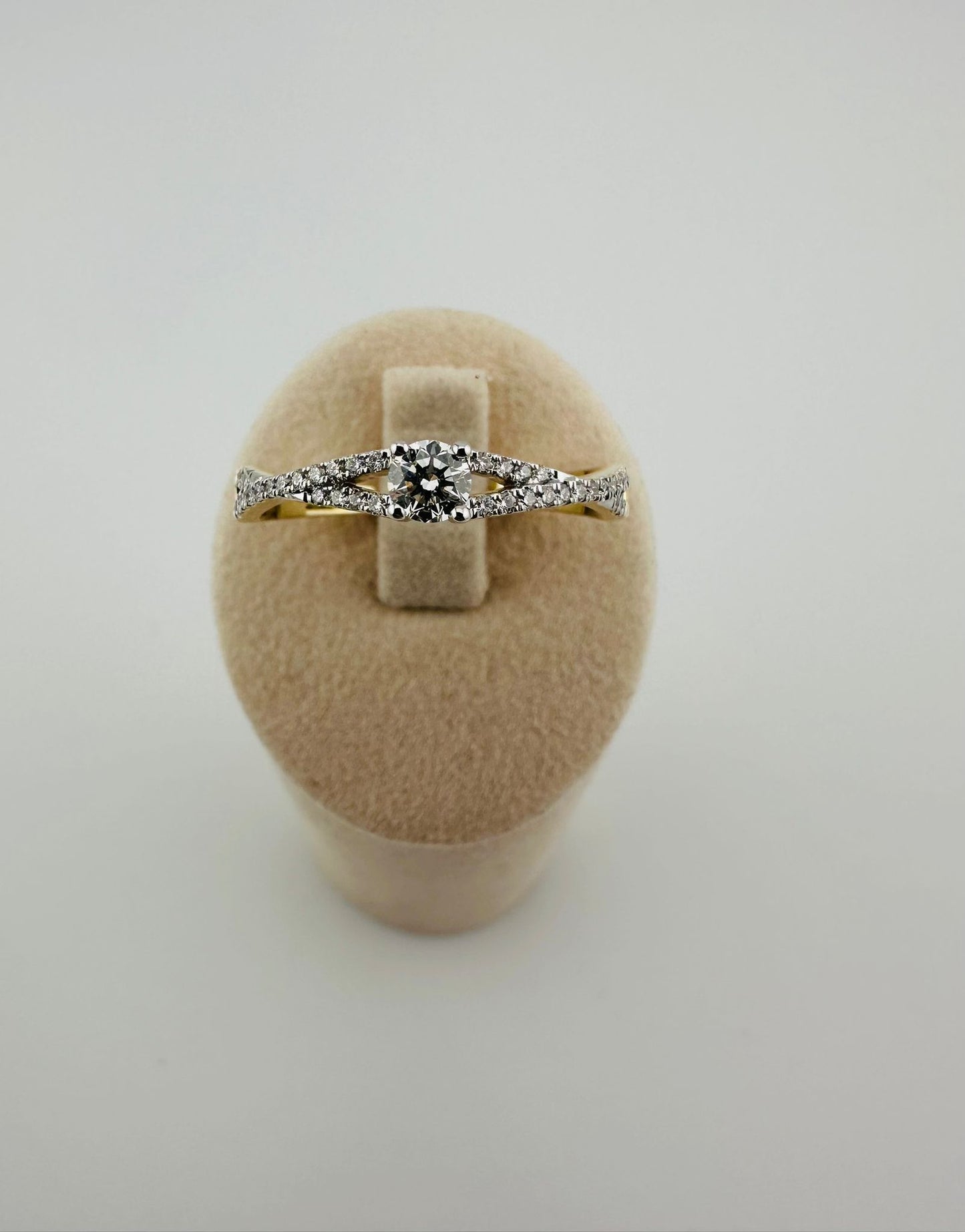 Verlobungsring 585/- Brillant 0,32 ct.