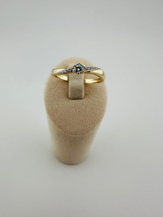 Verlobungsring 333/- Zirkonia