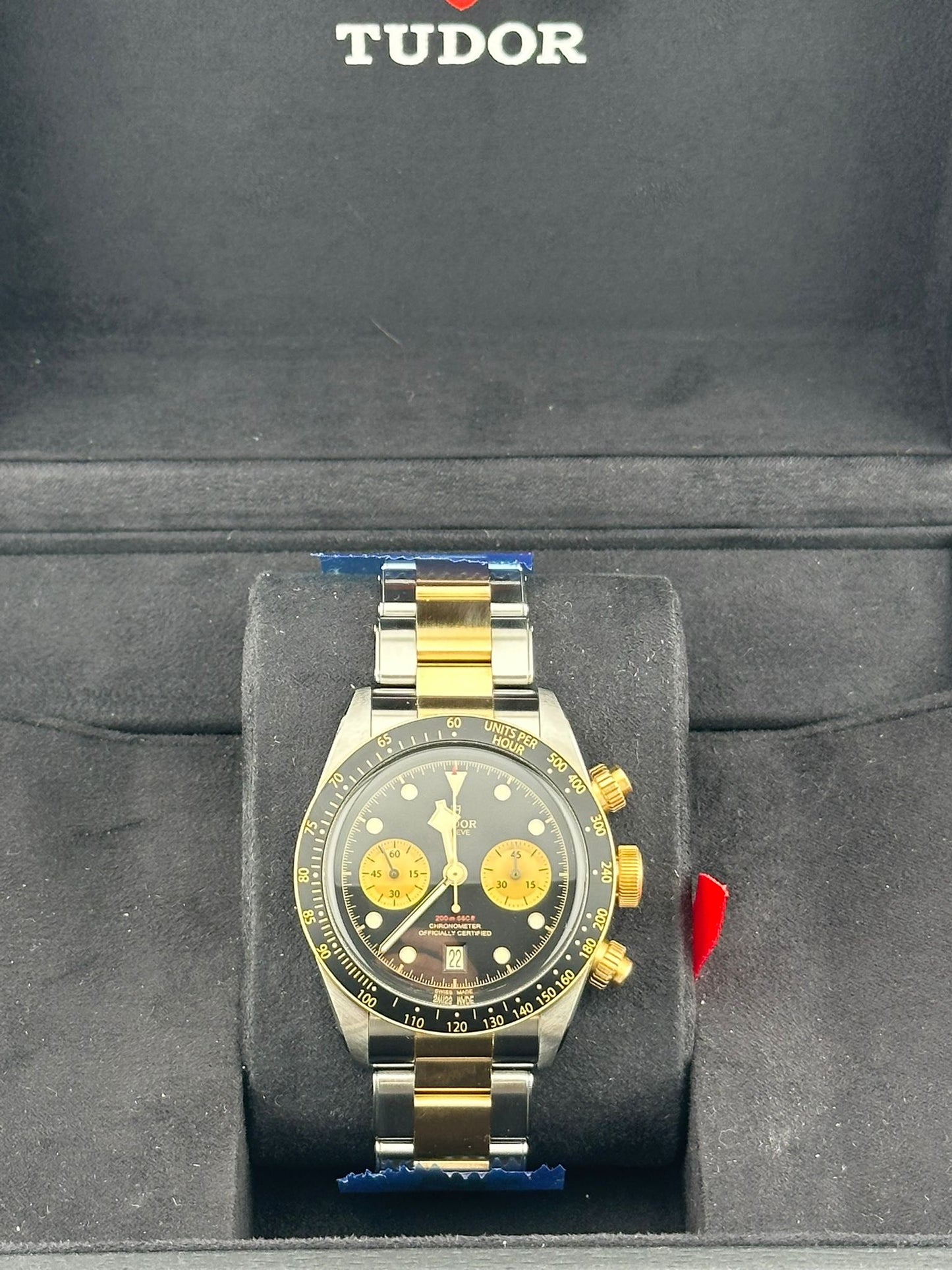 Tudor Black Bay Chronograph Stahl Gold Fullset 2020, Referenz 79363N