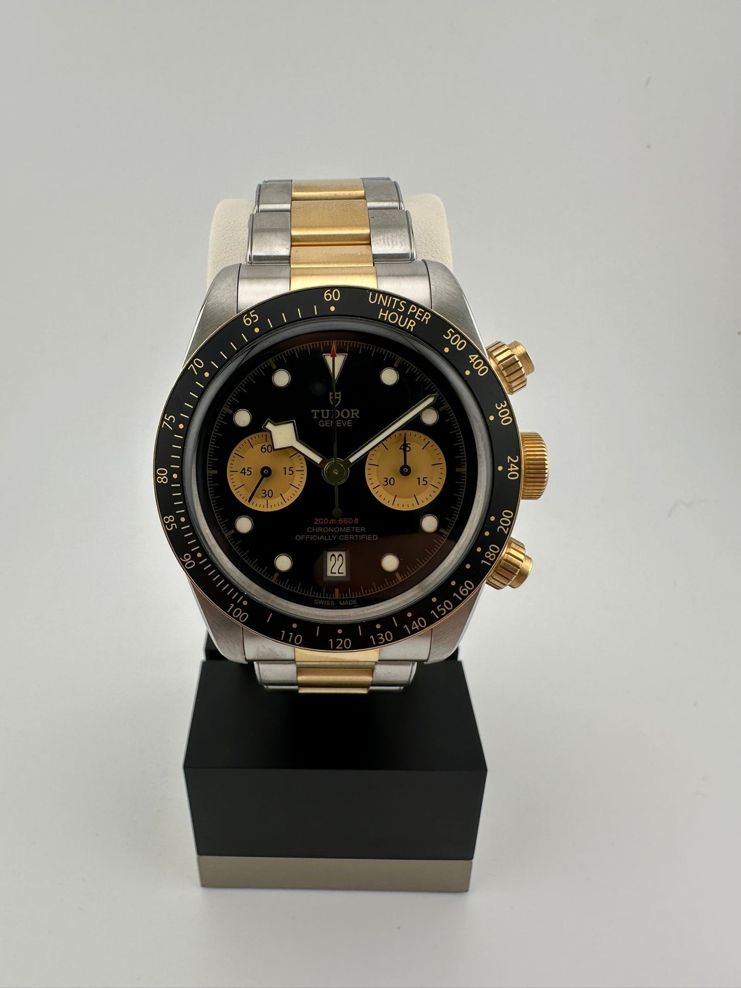 Tudor Black Bay Chronograph Stahl Gold Fullset 2020, Referenz 79363N