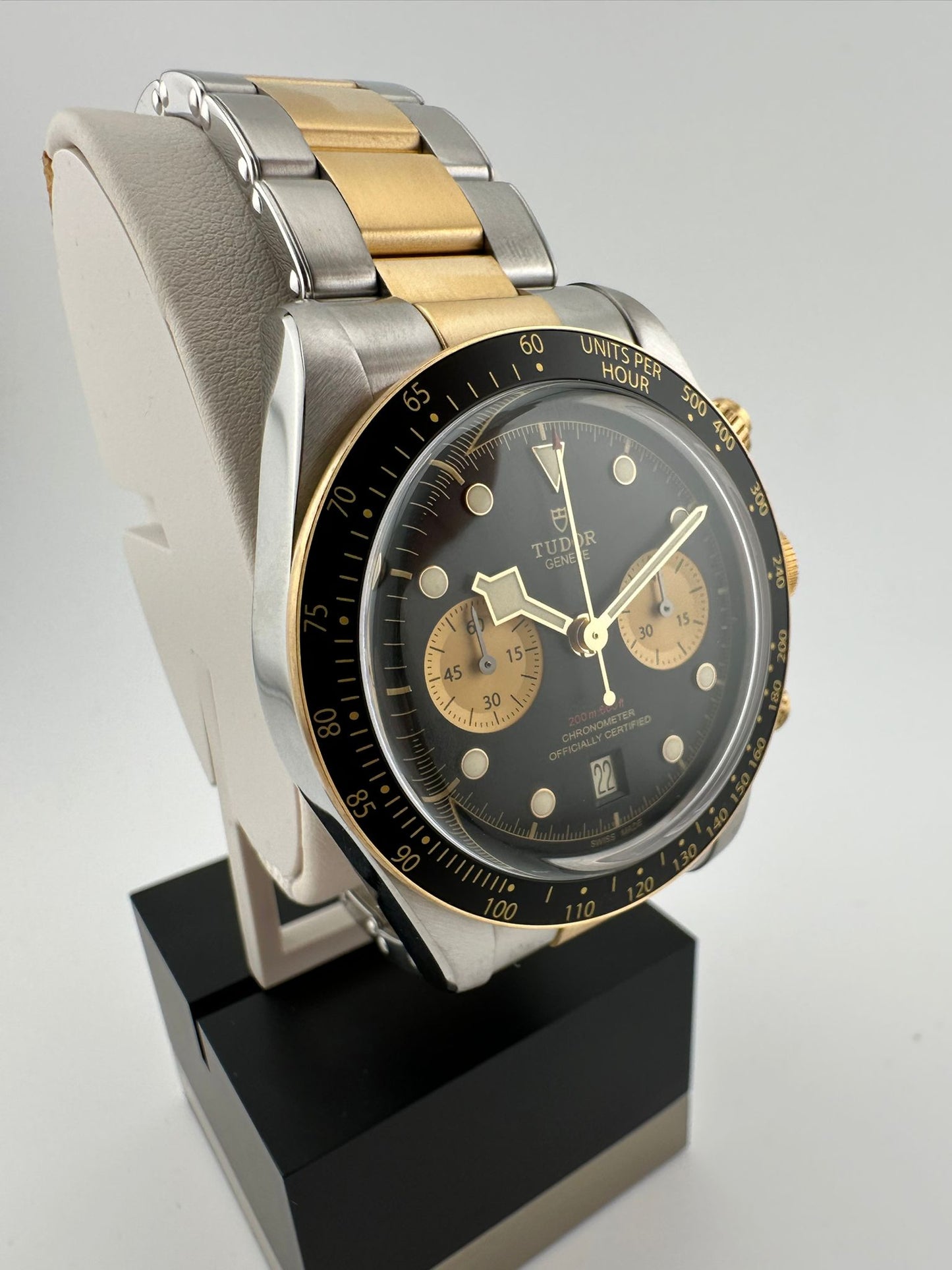 Tudor Black Bay Chronograph Stahl Gold Fullset 2020, Referenz 79363N