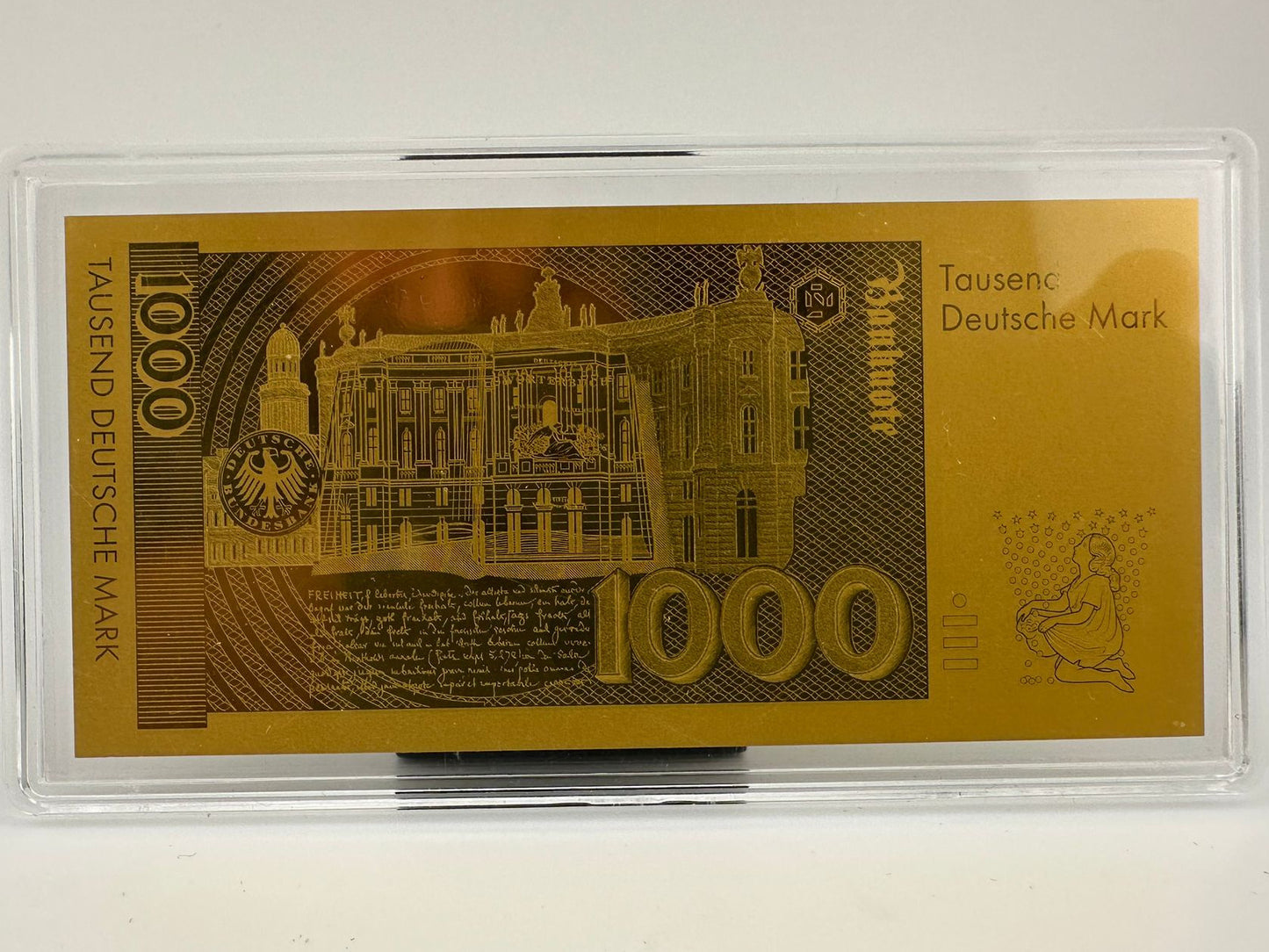 0,5 Gramm "1000-Mark Schein" 999/- Gold