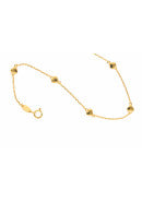 Rundanker Armband aus Gold mit Herzen
